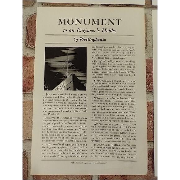 1940s Westinghouse Lot of 6 Vtg Magazine Print Ads WWII Era Retro Ephemera - Picture 7 of 11